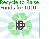 Recycle to raise funds for IDDT