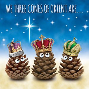 we three cones card