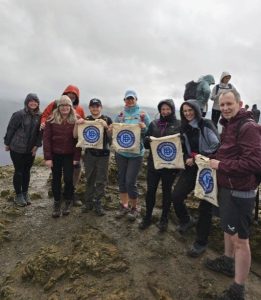 Here's the Team braving the weather